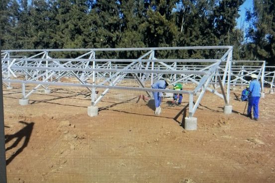 Solar Mounting S and panels 1